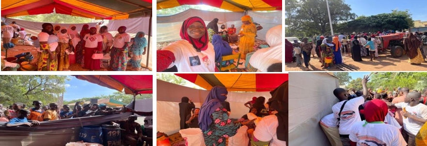 Don de nourriture à Dognoumana lors de la Ziyara par l&rsquo;association AN KA BENMAAYALA 3 -ème édition